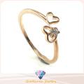 Joyería de plata del anillo 925 del diseño del corazón de la manera de la venta caliente de la mujer (R10259)